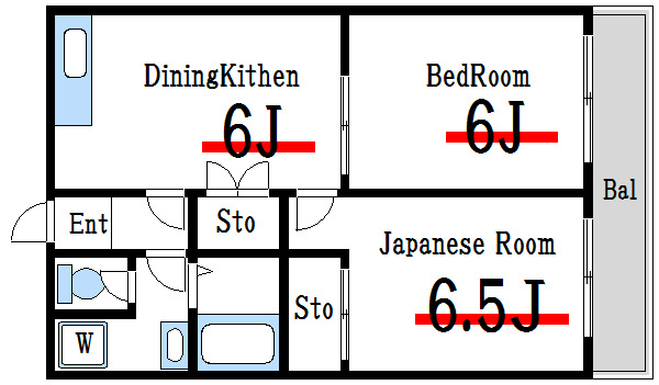 リバーハイツ小出  間取り