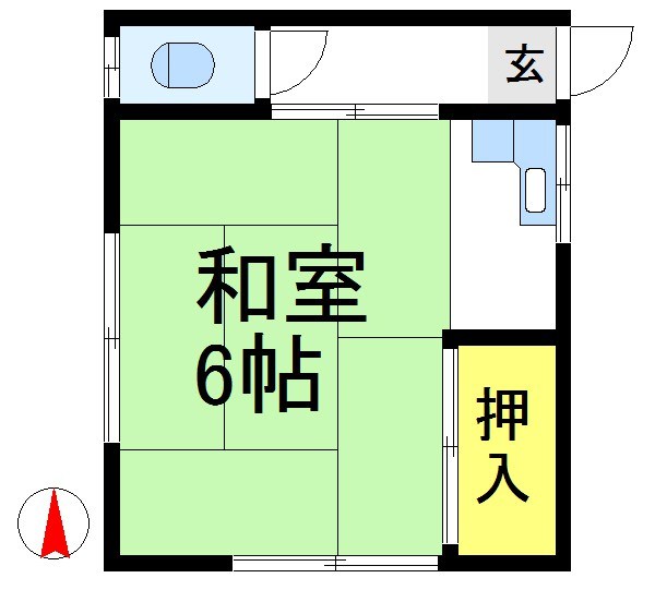 静和荘　東 間取り