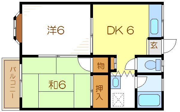 ハイツ高橋 間取り