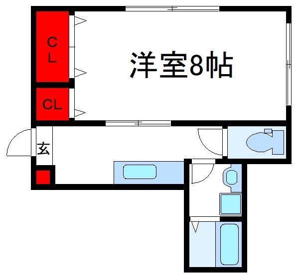 飛鳥メゾンヒラミ  間取り