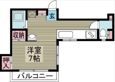 CASA.M.K 303号室 間取り