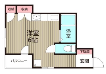 CASA.M.K 302号室 間取り