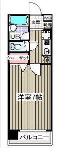 クオーレプロバンス浦安Ⅰ 207号室 間取り