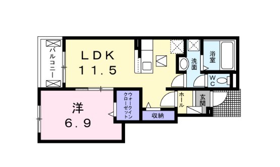 アン　フルール 間取り