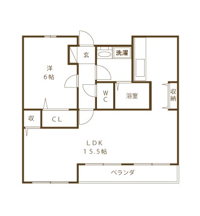 Primavera uno（プリマベーラウノ） 205号室 間取り