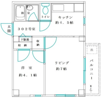 コーポ青葉 間取り