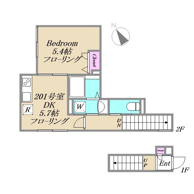 Kステージ 間取り