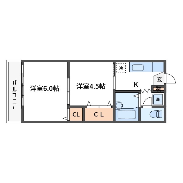 第３ヒルズハウス  間取り