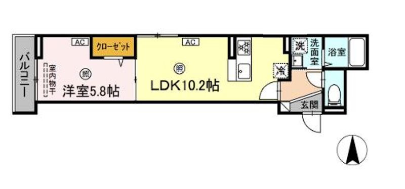 ルリアン千住緑町 間取り