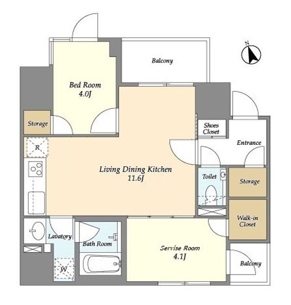 KDXレジデンス八丁堀  間取り