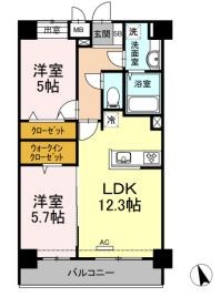 ＰＬＵＭ　ＶＩＬＬＡＧＥ  間取り