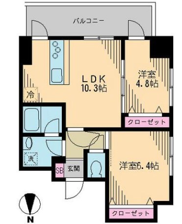 クレドラテース白河  間取り