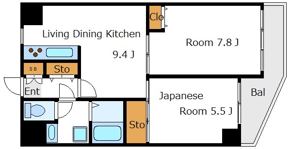 田園キャッスル町屋 間取り
