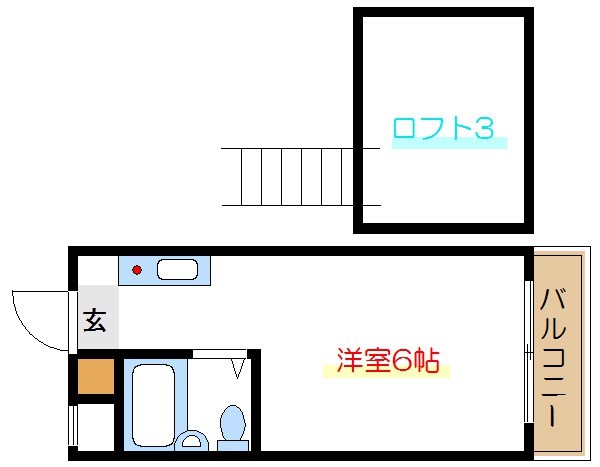 APT SUGA LOG Ⅰ 間取り