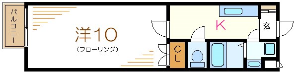 メルベーユ  間取り