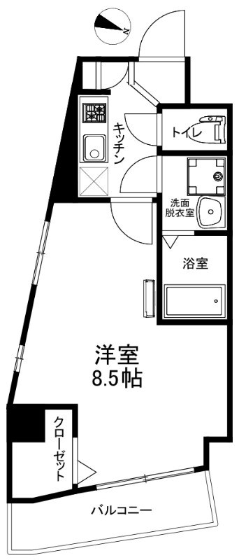 ルミナス西日暮里 間取り