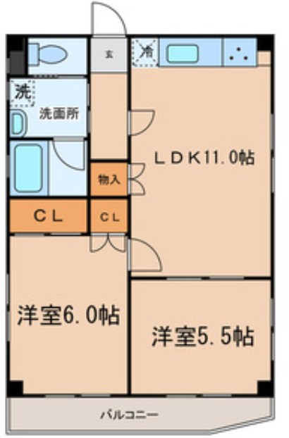 キャステル・関口 間取り