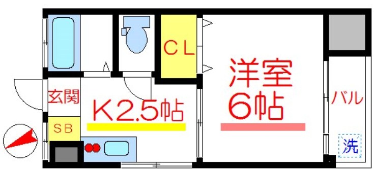 根岸ルースト  間取り