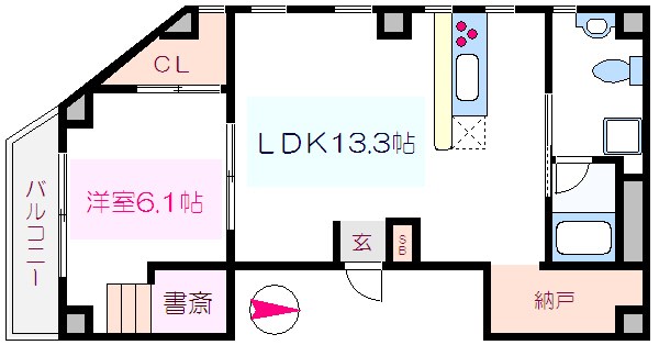 コーポ白河 間取り