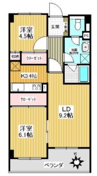パスレル秀栄 間取り
