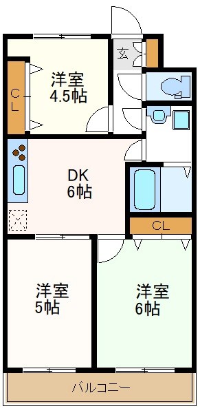 フォンテーヌ清水 間取り