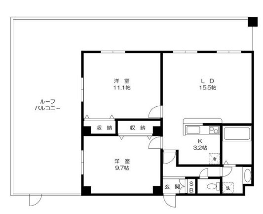 サンリット江北 間取り