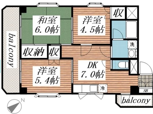 ハウスUY 301号室 間取り