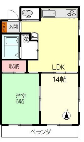 サンコーポ梅島 間取り
