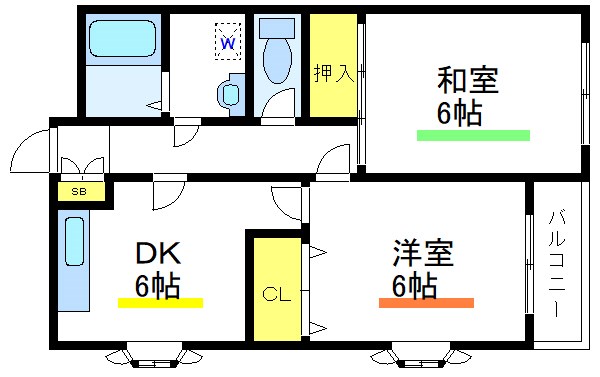 第５コンクラマンション 305号室 間取り