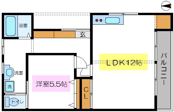 コーポ金沢 間取り