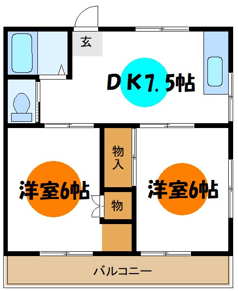 東海第3ハウス 間取り