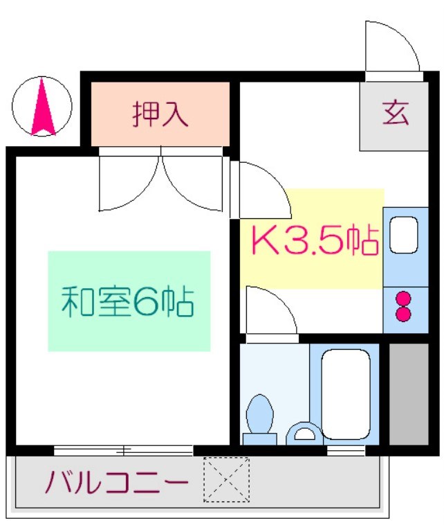 メゾン仲丸 間取り