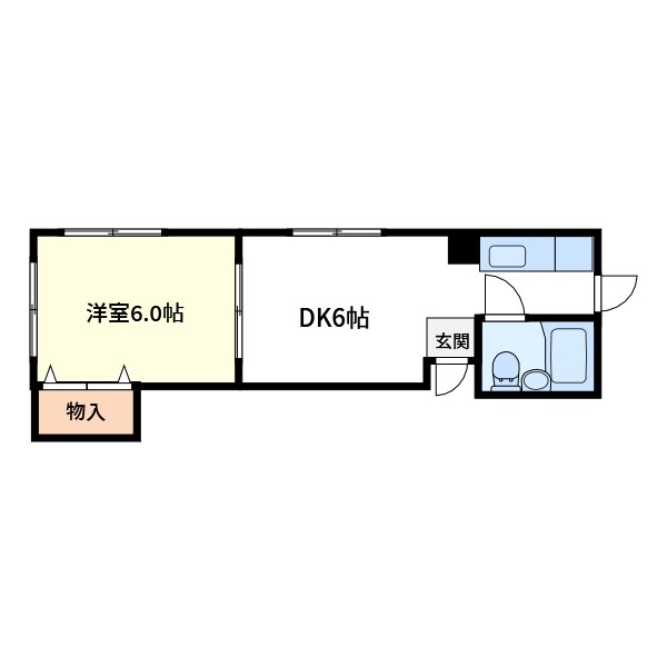 岩田ハイツ    間取り