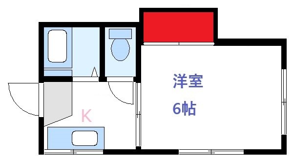 コーポタナカ 202号室 間取り