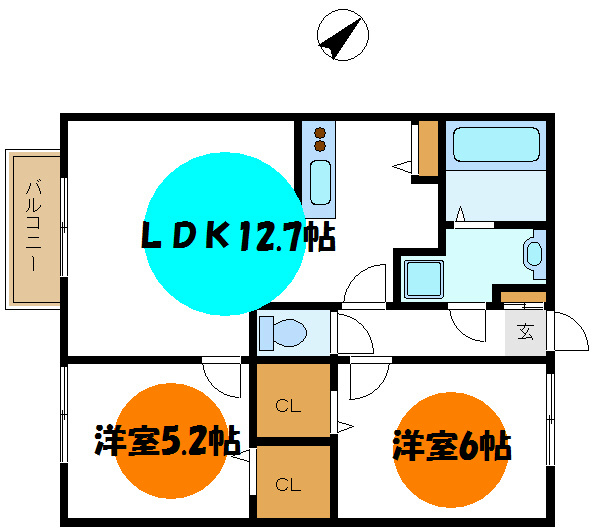アムールオクド  間取り