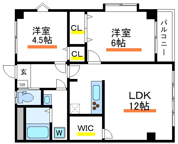 小宮マンションパートⅡ 間取り