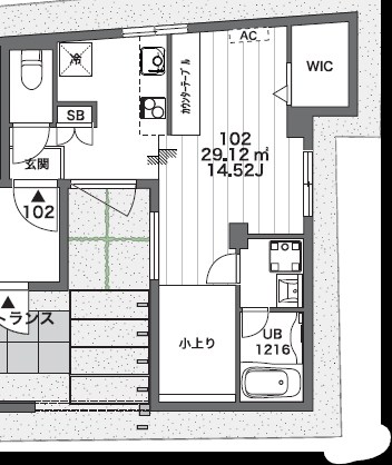 Rinascita町屋凛(リナシータマチヤ　リン） 間取り