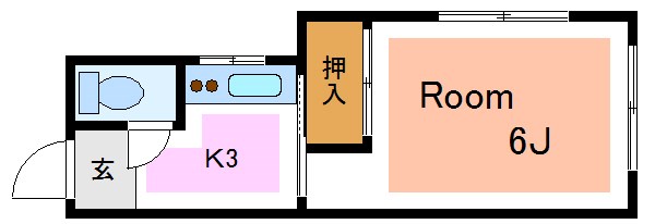 朝日荘 間取り