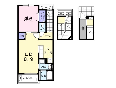 Casa荒川　part1  間取り
