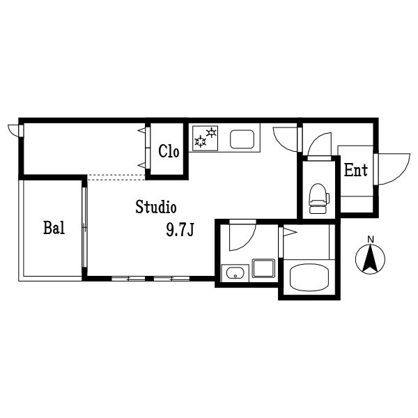 アークコート住吉 間取り