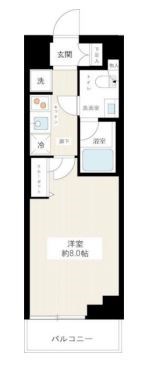HY's crecer 清澄白河 間取り