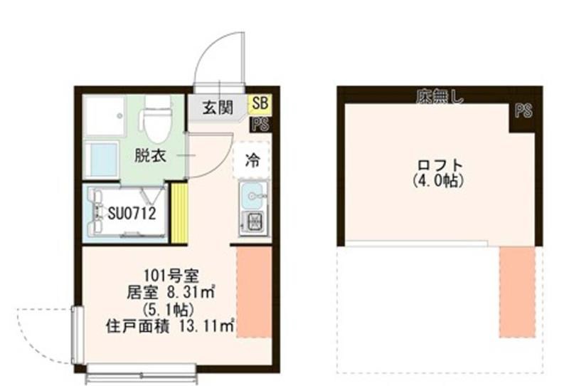 シェ　ル　サンキエム　堀切 間取り