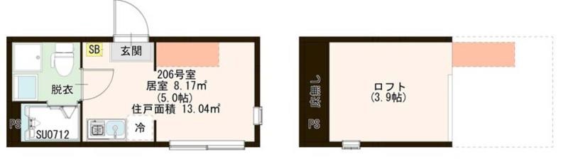 シェ　ル　サンキエム　堀切 間取り