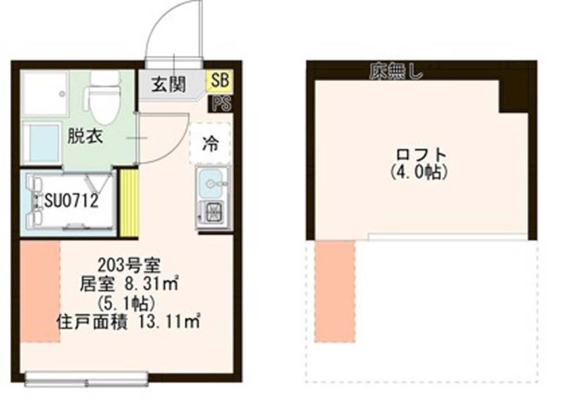 シェ　ル　サンキエム　堀切 間取り