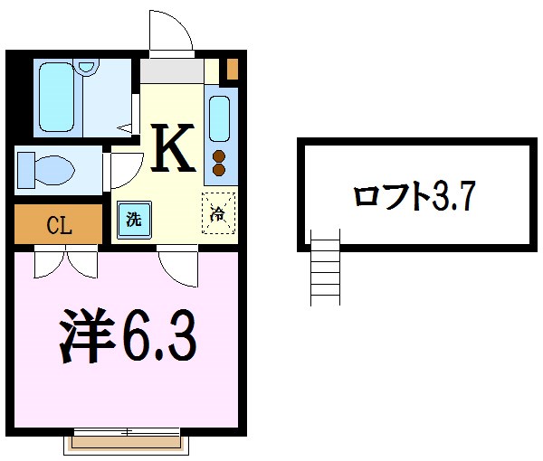 ロク・ハウスⅡ 間取り