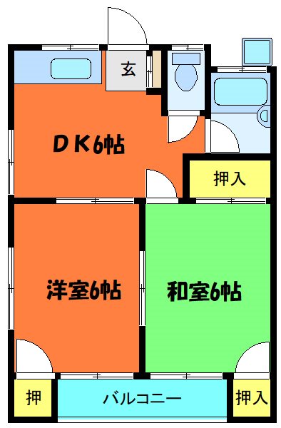 クロノス江戸川東 間取り