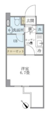 ＫＤＸレジデンス門前仲町  間取り