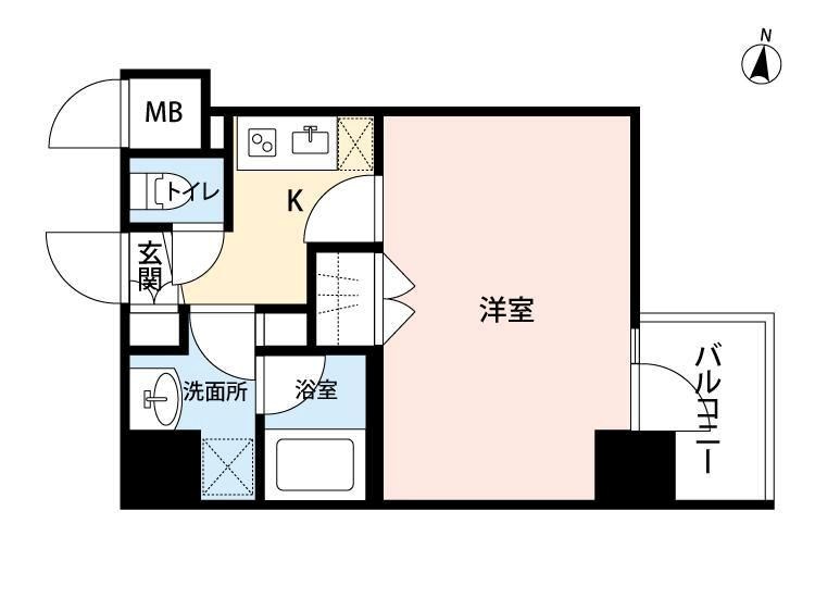 アビタ住吉 間取り図