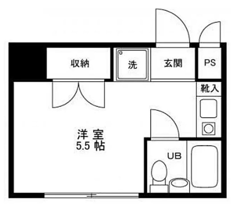 スカイコート町屋 間取り