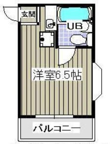 ローズアパート 201号室 間取り